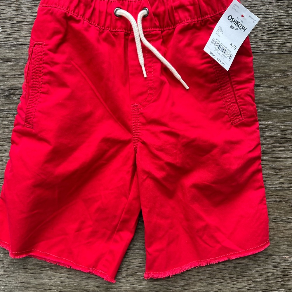 Boys OshKosh B’gosh size 4/5 red